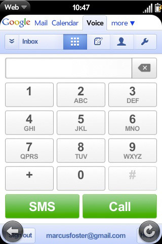 Illustration for article titled Google Voice Finally Heads to iPhone, Palm Pre With HTML5 Webapp
